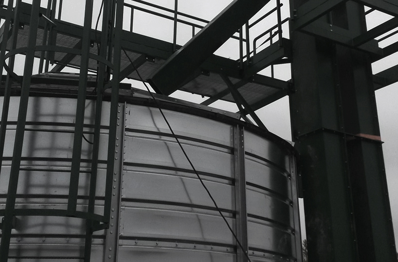 Delivery of over-size silo for pellet plant (Mir Granul)