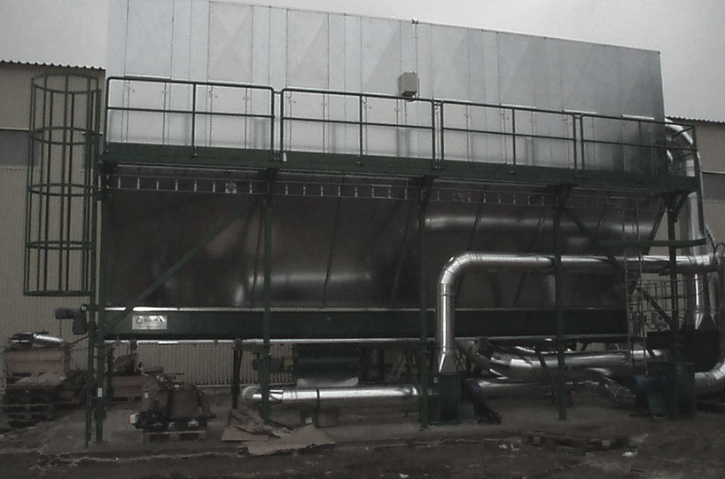 Installation and commissioning of aspiration system and recirculation filter of 15 000 m3/h capacity (LDK 2)