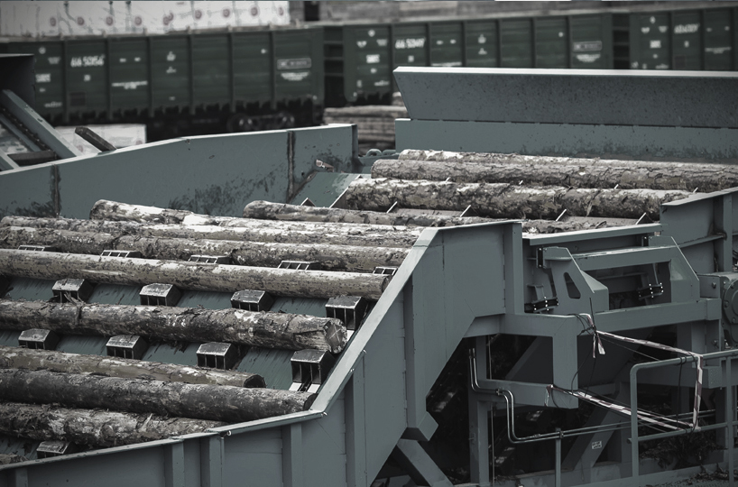 Installation and commissioning of log sorting line (WTC)